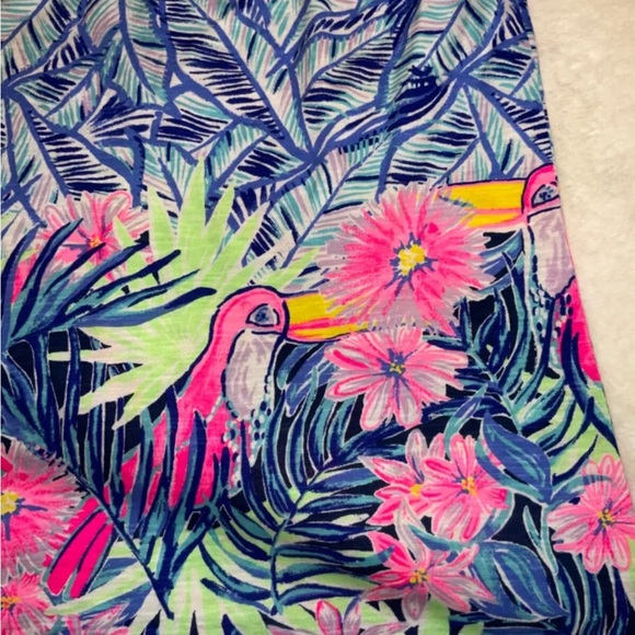 Lilly Pulitzer NWT Essie Top Bennet Blue Lets Mango $64 Size XXS - Picture 5 of 10